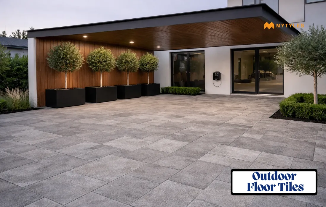 Outdoor Floor tiles in Parking area